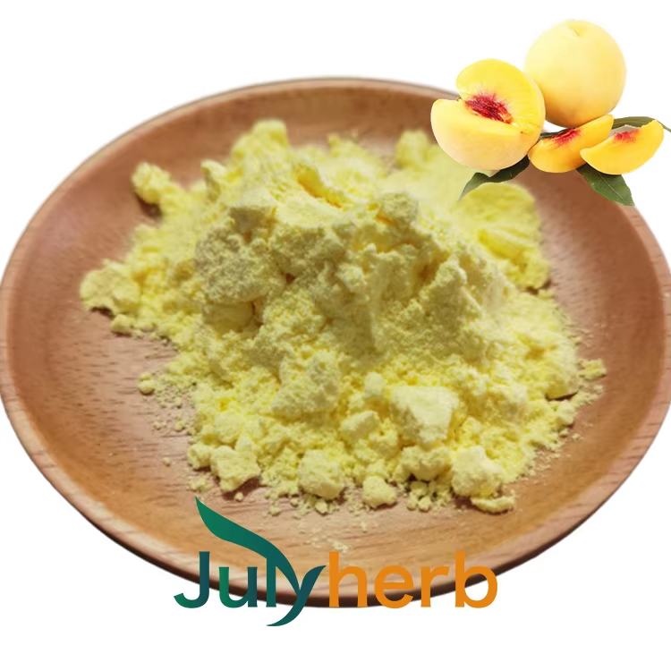 Freeze-dried yellow peach powder